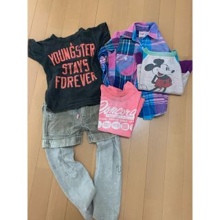 デニムダンガリー(DENIM DUNGAREE)のデニムアンドダンガリー  5点セット　100(Tシャツ/カットソー)