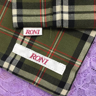 ロニィ(RONI)の新品未使用★RONI★ティッシュケース＆巾着セット★カーキ(その他)