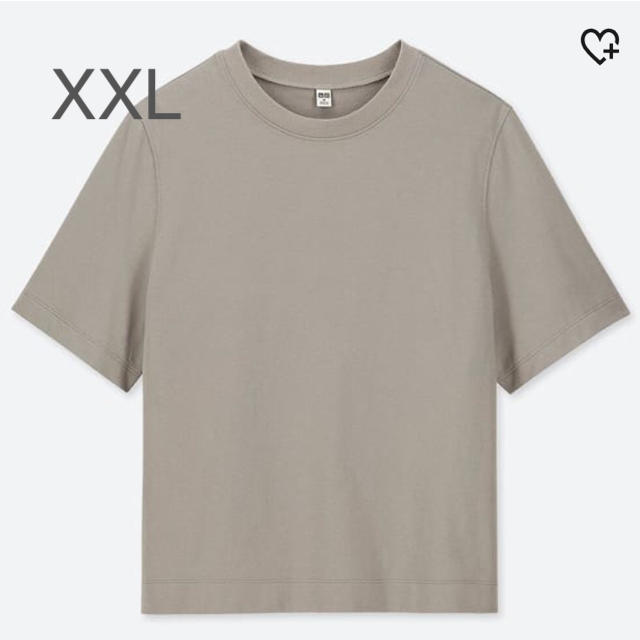 UNIQLO(ユニクロ)のクロップドクルーネックＴ（半袖） レディースのトップス(Tシャツ(半袖/袖なし))の商品写真