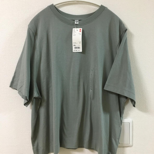 UNIQLO(ユニクロ)のクロップドクルーネックＴ（半袖） レディースのトップス(Tシャツ(半袖/袖なし))の商品写真