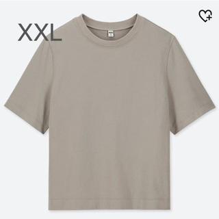 ユニクロ(UNIQLO)のクロップドクルーネックＴ（半袖）(Tシャツ(半袖/袖なし))