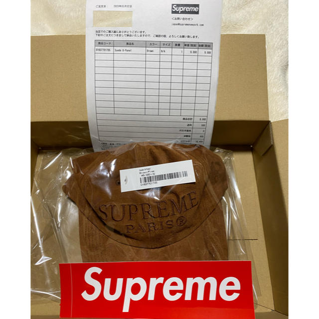 メンズ20SS Supreme Suede 6-Panel