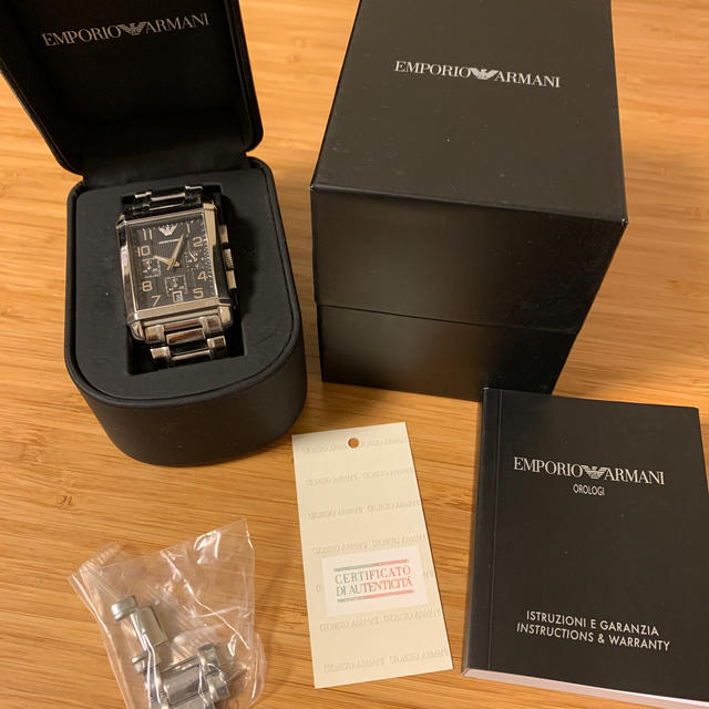 Emporio Armani(エンポリオアルマーニ)のEMPORIO ARMANI 腕時計 メンズの時計(腕時計(アナログ))の商品写真