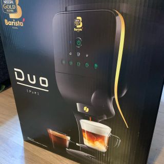 ネスレ(Nestle)のネスカフェ　バリスタデュオ　Duo 黒　新品(コーヒーメーカー)