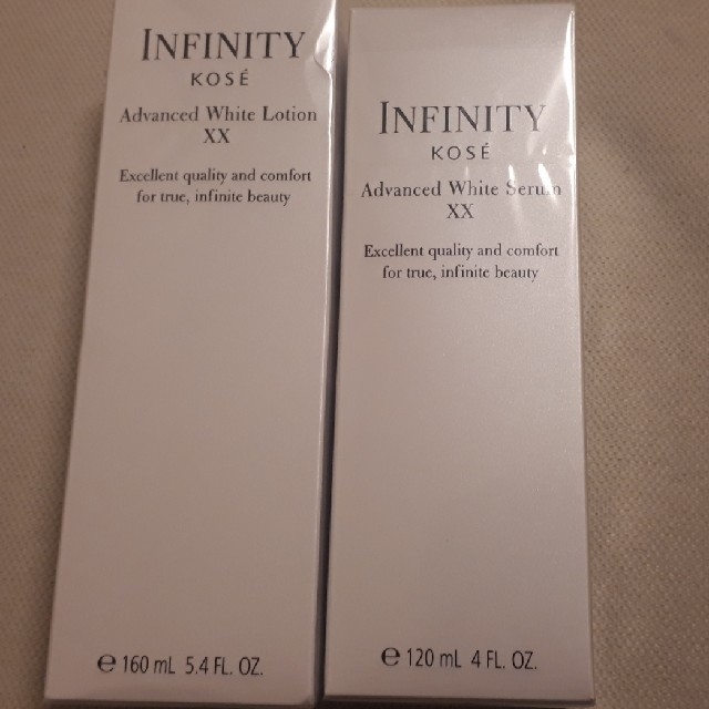 Infinity(インフィニティ)のインフィニティ美白化粧水＆乳液 コスメ/美容のスキンケア/基礎化粧品(化粧水/ローション)の商品写真