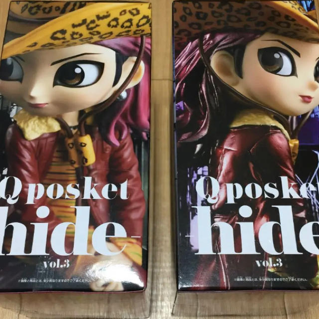 hide Qposket フィギュア vol.3 2種　未開封 エンタメ/ホビーのタレントグッズ(ミュージシャン)の商品写真