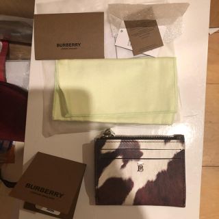 バーバリー(BURBERRY)のBURBERRY★牛　カウ　カードケース　コインケース(コインケース/小銭入れ)