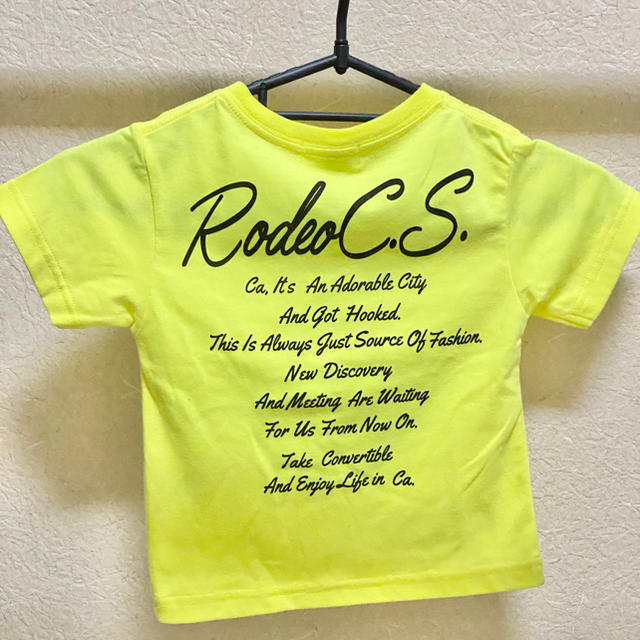 RODEO CROWNS WIDE BOWL(ロデオクラウンズワイドボウル)の【美品】RODEOCROWNS  WIDE BOWL  Tシャツ　Sサイズ キッズ/ベビー/マタニティのキッズ服女の子用(90cm~)(Tシャツ/カットソー)の商品写真