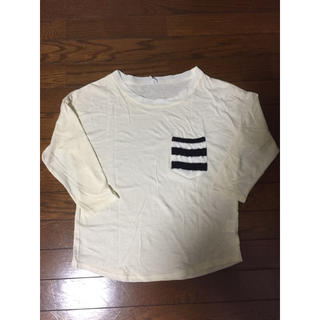 パーリッシィ(PAR ICI)のボーダーポケットTシャツ(Tシャツ(長袖/七分))