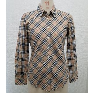 バーバリー(BURBERRY)のBURBERRY　チェックブラウス(シャツ/ブラウス(長袖/七分))