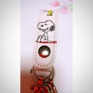 スヌーピー(SNOOPY)のレーザーSNOOPYキーホルダーデコパージュハンドメイド(その他)