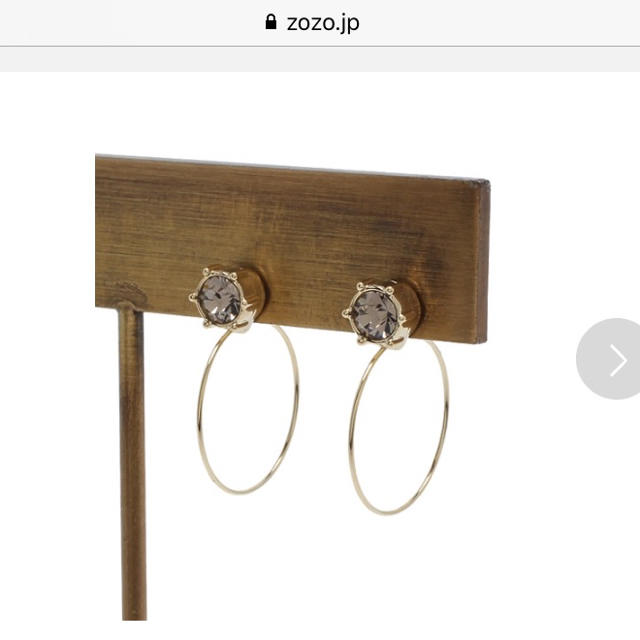 UNITED ARROWS(ユナイテッドアローズ)のphobe♡フープイヤリング レディースのアクセサリー(イヤリング)の商品写真