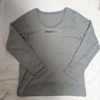 アディダス(adidas)のadidas neo アディダス ロングスリーブ ロングティーシャツ グンゼ(Tシャツ(長袖/七分))