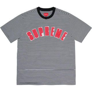 M Supreme Arc Applique S/S Top ボーダー