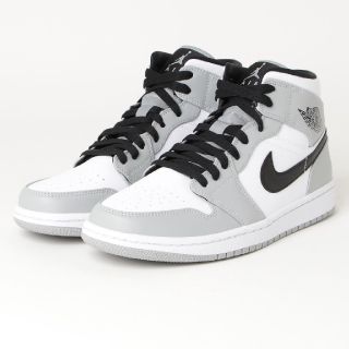 ナイキ(NIKE)のKK様専用 NIKE AIR JORDAN1 MID GREY グレー (スニーカー)