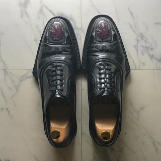 プラダ(PRADA)のPRADA 12aw シューズ ブラック UK9(ドレス/ビジネス)