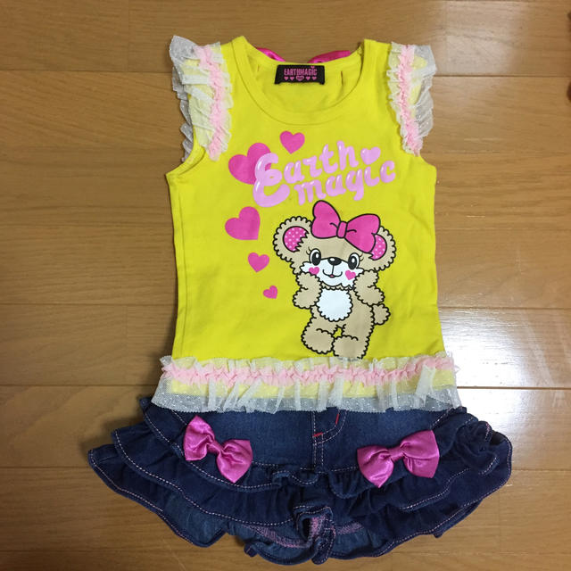 EARTHMAGIC(アースマジック)の専用です。ボトムのみ キッズ/ベビー/マタニティのキッズ服女の子用(90cm~)(Tシャツ/カットソー)の商品写真