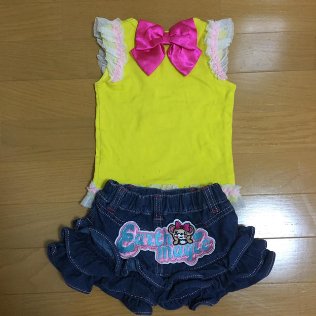 EARTHMAGIC(アースマジック)の専用です。ボトムのみ キッズ/ベビー/マタニティのキッズ服女の子用(90cm~)(Tシャツ/カットソー)の商品写真