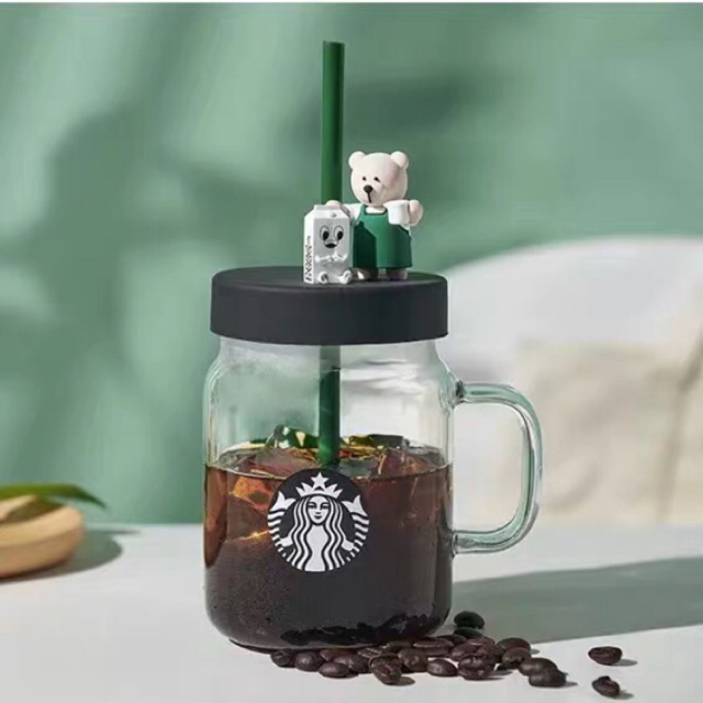 Starbucks Coffee(スターバックスコーヒー)の専用！ボトルホルダー付！サーモスステンレスボトル ベアリスタ 台湾スターバックス インテリア/住まい/日用品のキッチン/食器(タンブラー)の商品写真