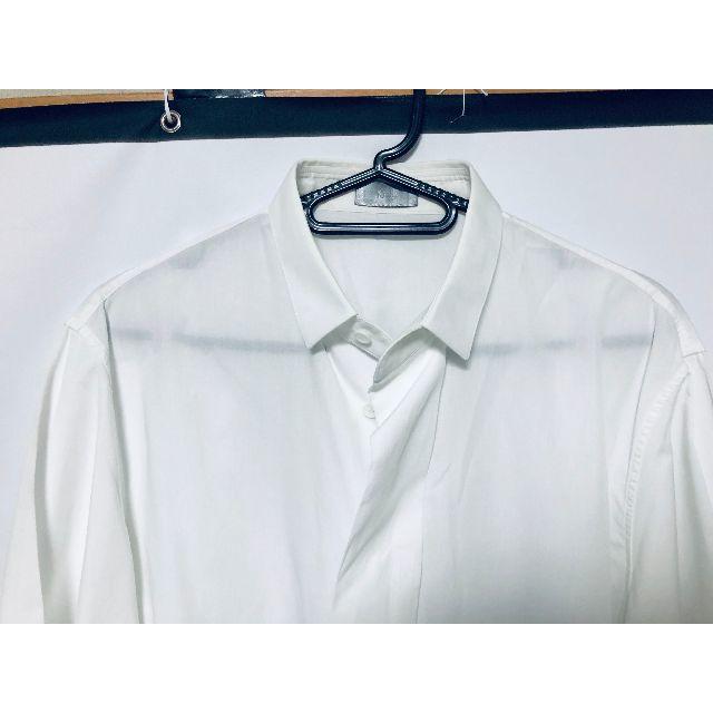 Dior HOMME ディオールオム タイニーカラー七分袖シャツ 38