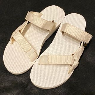 テバ(Teva)のTEVA サンダル 23.0 ホワイト(サンダル)