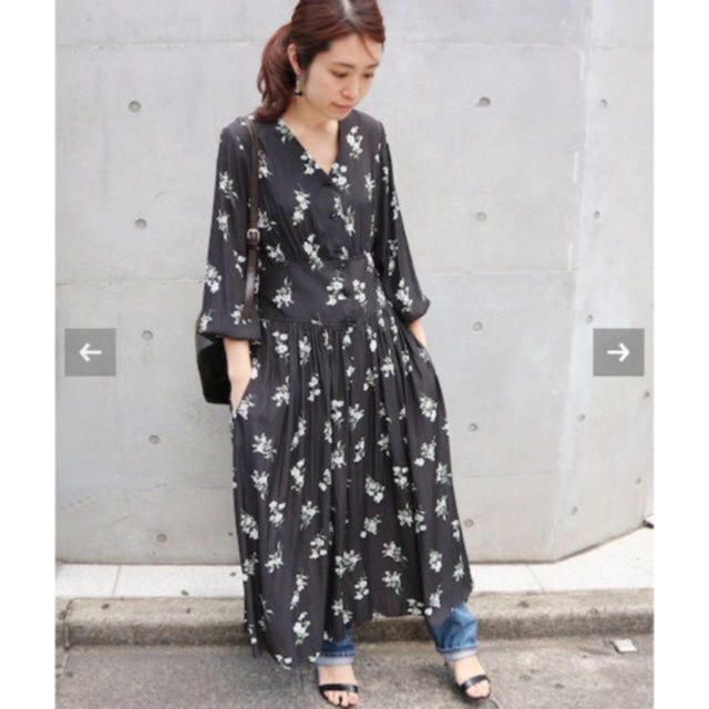 THE IRON  FLORAL PRINT MAXI ワンピース IENA