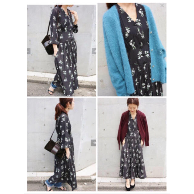 IENA - THE IRON FLORAL PRINT MAXI ワンピース IENAの通販 by ...