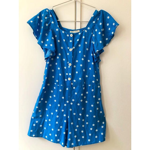 ZARA KIDS(ザラキッズ)のZARA Girls 水玉ロンパース 164サイズ キッズ/ベビー/マタニティのキッズ服女の子用(90cm~)(ワンピース)の商品写真