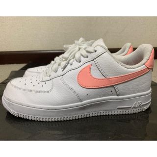 ナイキ(NIKE)のナイキ　エアフォース　ホワイト×ピンク　24cm(スニーカー)