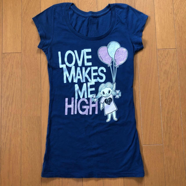 HALEIWA(ハレイワ)のHAPPY HALEIWA Tシャツ S キッズ/ベビー/マタニティのキッズ服女の子用(90cm~)(Tシャツ/カットソー)の商品写真