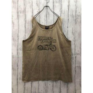 ハーレーダビッドソン(Harley Davidson)の【激レア】ハーレーダビットソン タンクトップ 袖なし Tシャツ ビンテージ 古着(タンクトップ)