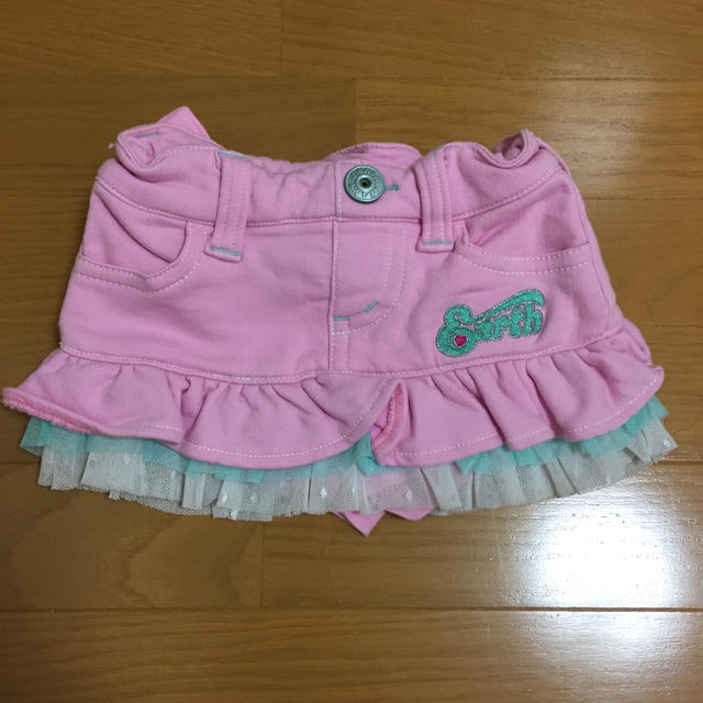 EARTHMAGIC(アースマジック)のアースマジック インパン付きスカート  キッズ/ベビー/マタニティのキッズ服女の子用(90cm~)(スカート)の商品写真