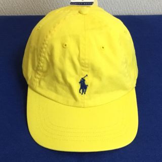 ポロラルフローレン(POLO RALPH LAUREN)のラルフローレン  キャップ イエロー 未使用(キャップ)