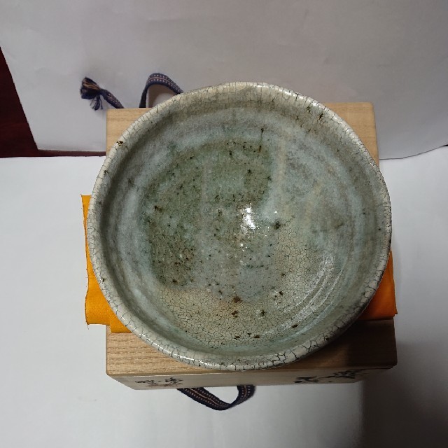 茶道具 作家物陶芸家書家鮎貝晄月荒磯抹茶茶碗☆9月30日迄御値引き販売中☆ エンタメ/ホビーの美術品/アンティーク(陶芸)の商品写真