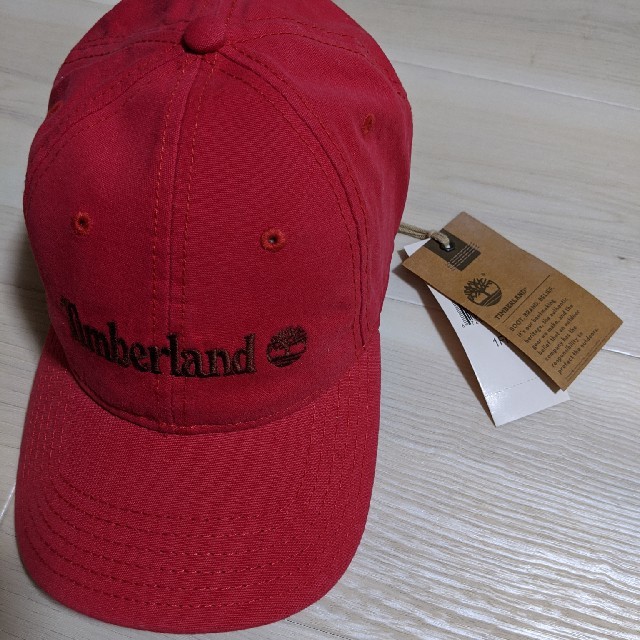 Timberland(ティンバーランド)のTimberland　キャップ　赤 メンズの帽子(キャップ)の商品写真