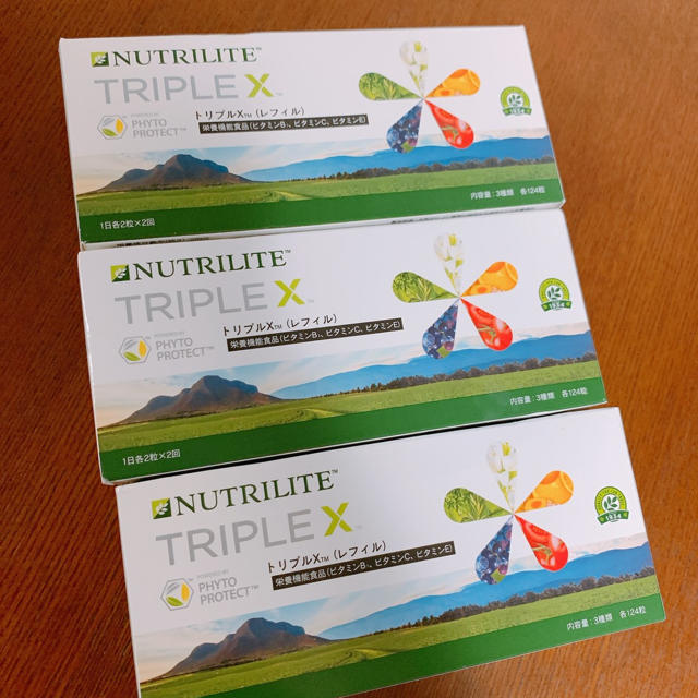 【説明欄必読】【新品未開封】Amway TRIPLE X 3箱健康食品