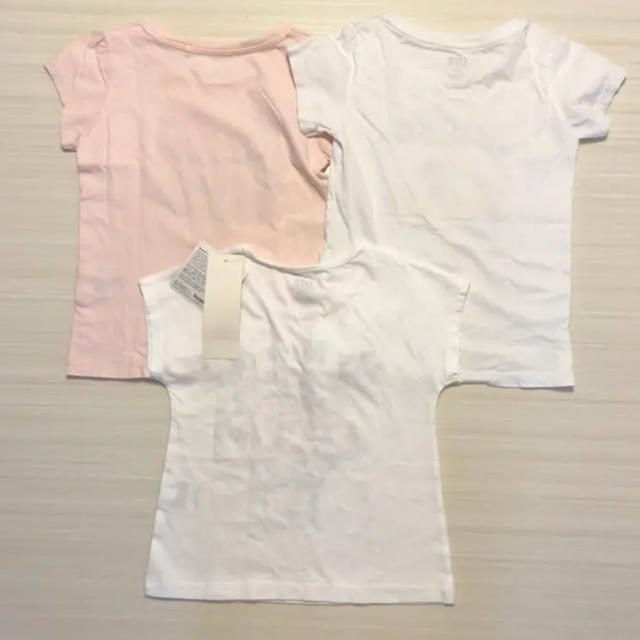 UNIQLO(ユニクロ)のUNIQLO  サンリオ Tシャツ 100 3枚セット キッズ/ベビー/マタニティのキッズ服女の子用(90cm~)(Tシャツ/カットソー)の商品写真