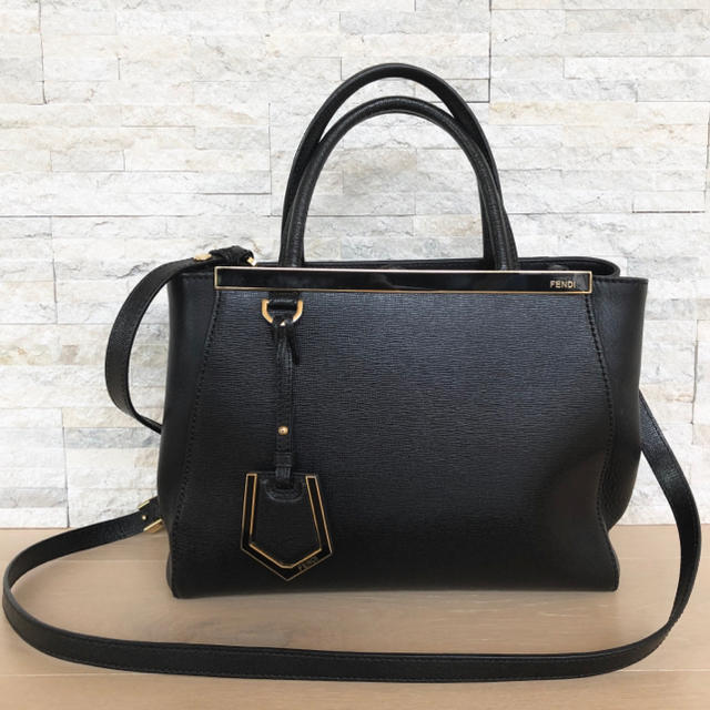 日本限定 FENDI - トゥージュール ブラック 黒 プチ ハンドバッグ