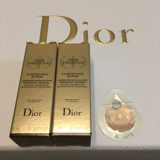 ディオール(Dior)のディオール プレステージ ユイルドローズ サンプル(美容液)