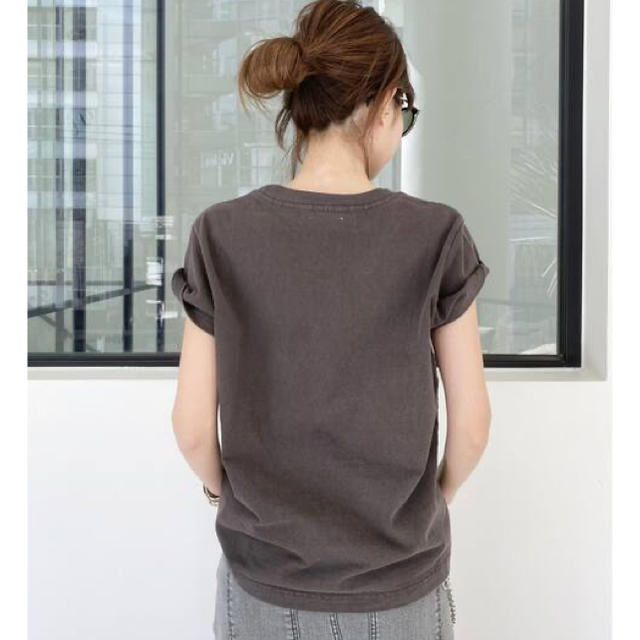 新品 アパルトモン レミレリーフ コンパクト Tシャツ ブラック 2