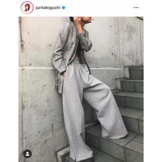 アリシアスタン(ALEXIA STAM)のjuemi wide sweat pants(カジュアルパンツ)