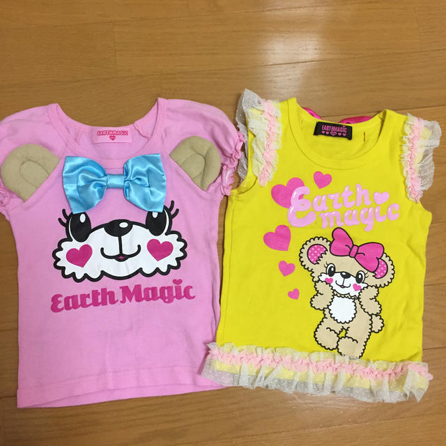 EARTHMAGIC(アースマジック)の専用です。 キッズ/ベビー/マタニティのキッズ服女の子用(90cm~)(Tシャツ/カットソー)の商品写真