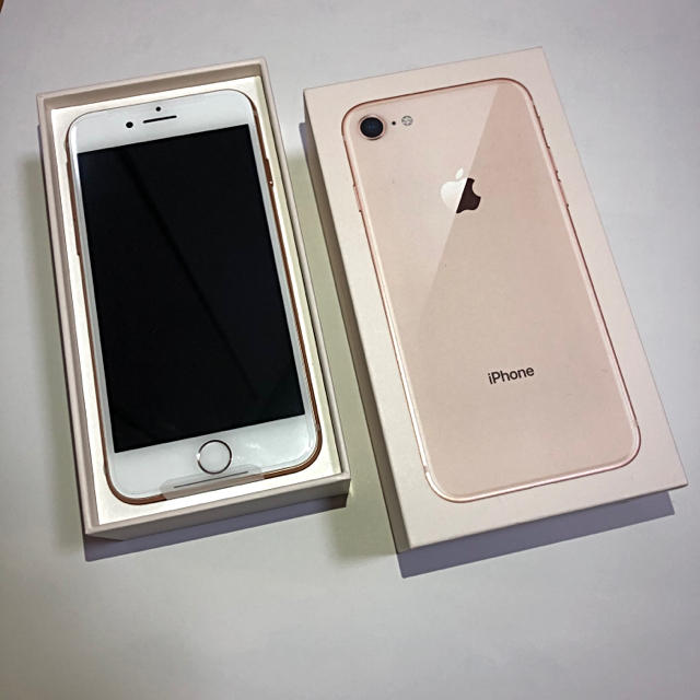 iPhone 8 64GB Gold SIMフリー 新品未使用品 海外ブランド hachiman ...