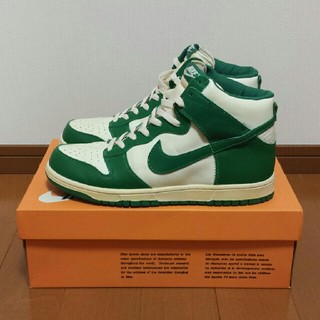 NIKE - 2008 NIKE DUNK HIGH (VNTG) 白/緑US11の通販 by