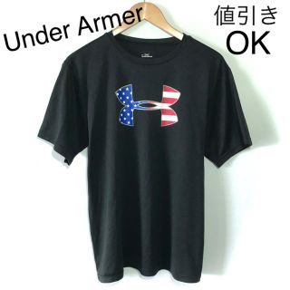 アンダーアーマー(UNDER ARMOUR)の【Under Armour】ビックロゴ　Tシャツ【米国旗柄】(Tシャツ/カットソー(半袖/袖なし))