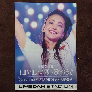 安室奈美恵 LIVEDAM クリアファイル(ミュージシャン)