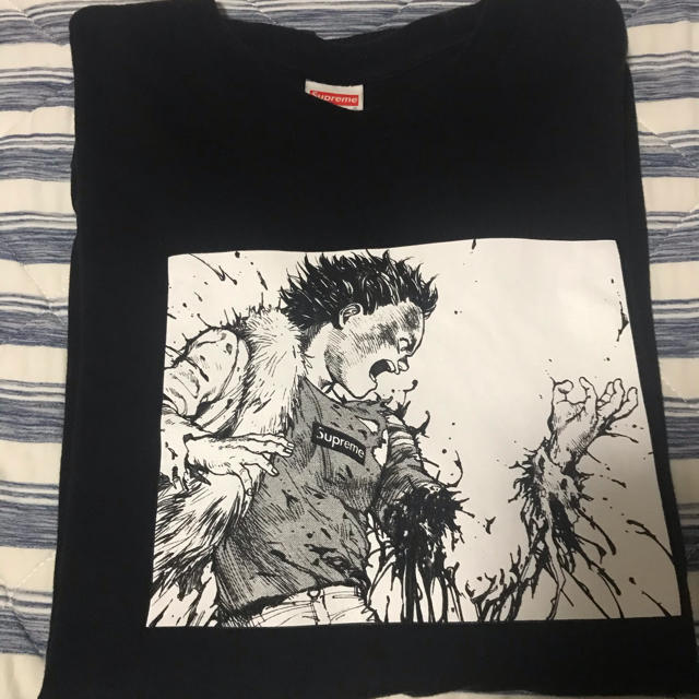 トップスsupreme akira arm t アームt ブラック