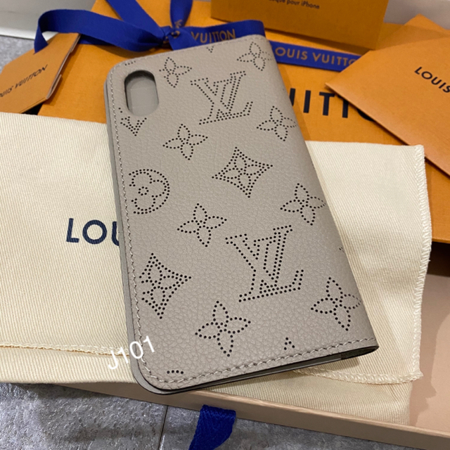 LOUIS VUITTON(ルイヴィトン)のルイヴィトン iPhoneX XSケース フォリオ マヒナ ガレ スマホ/家電/カメラのスマホアクセサリー(iPhoneケース)の商品写真