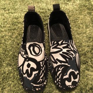 マルニ(Marni)の【値下げ】MARNI キャンバス　落書き　スニーカー　サイズ41(スニーカー)