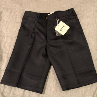 ベルメゾン(ベルメゾン)の新品　半ズボン　フォーマル黒130(ドレス/フォーマル)